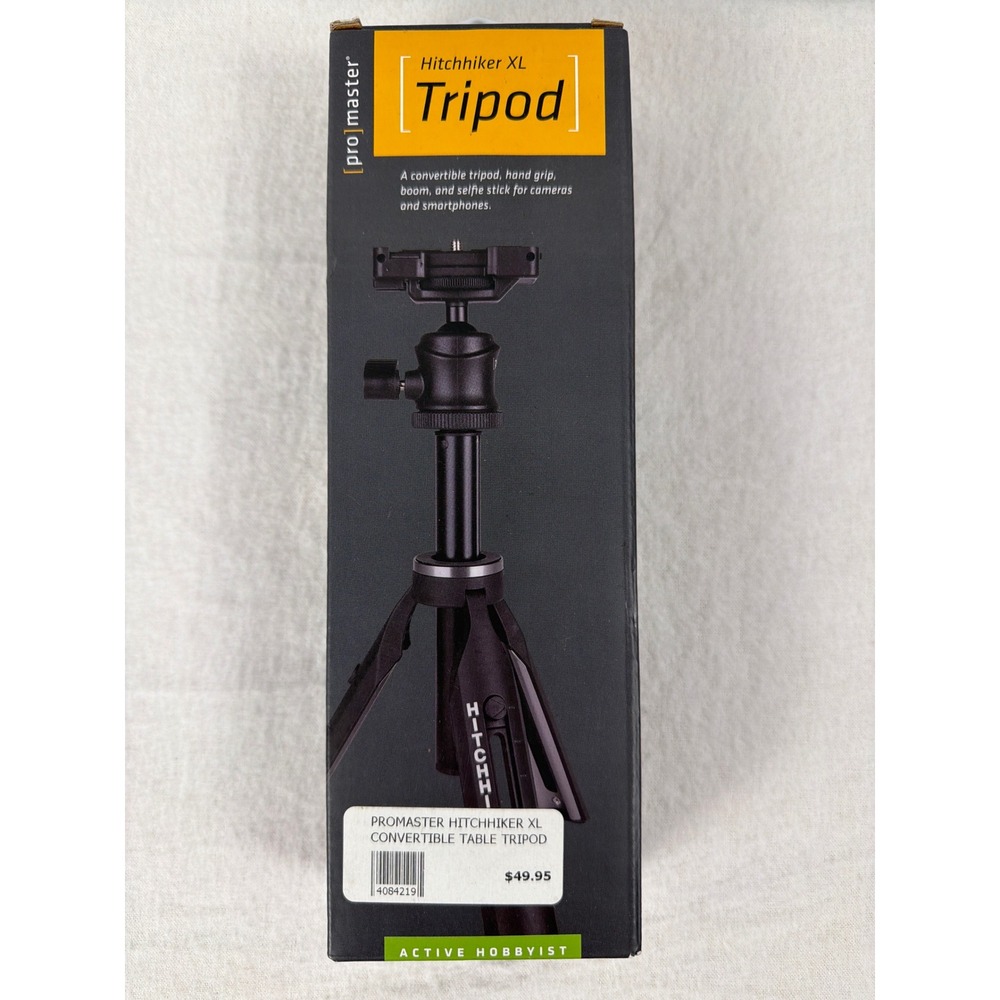 NEW ProMaster Hitchhiker XL Convertible Table Tripod Selfie Stick 8421 Black